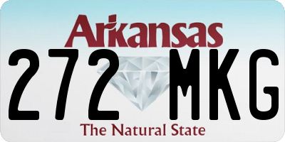 AR license plate 272MKG