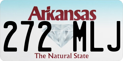 AR license plate 272MLJ