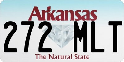 AR license plate 272MLT