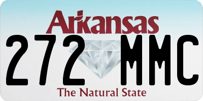 AR license plate 272MMC