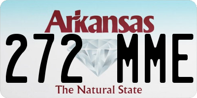 AR license plate 272MME