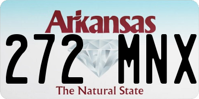 AR license plate 272MNX