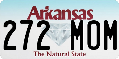 AR license plate 272MOM