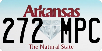 AR license plate 272MPC