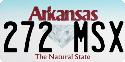 AR license plate 272MSX