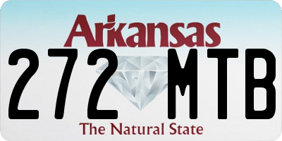 AR license plate 272MTB