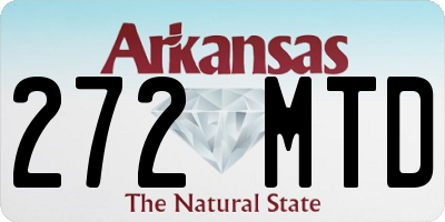 AR license plate 272MTD