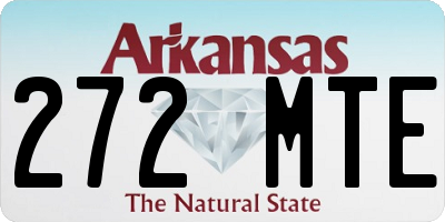 AR license plate 272MTE