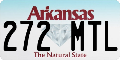AR license plate 272MTL