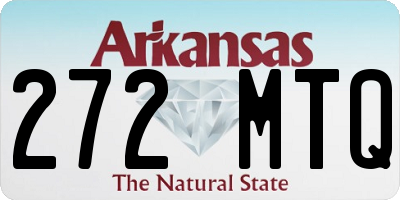 AR license plate 272MTQ