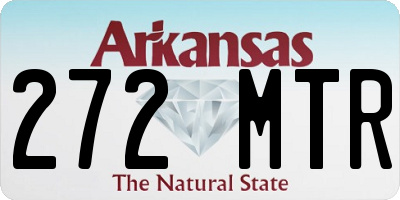 AR license plate 272MTR