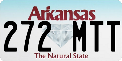 AR license plate 272MTT
