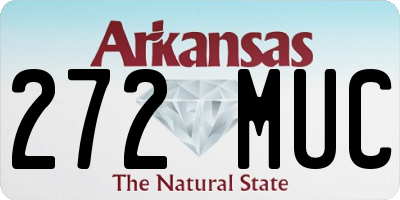 AR license plate 272MUC