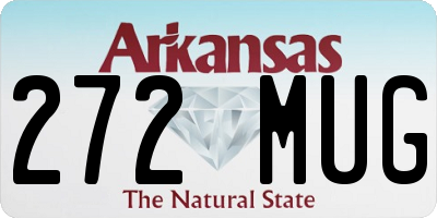 AR license plate 272MUG