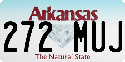 AR license plate 272MUJ