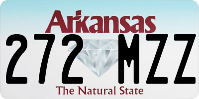AR license plate 272MZZ