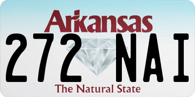 AR license plate 272NAI