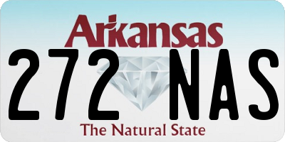 AR license plate 272NAS