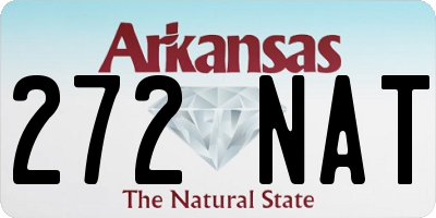 AR license plate 272NAT