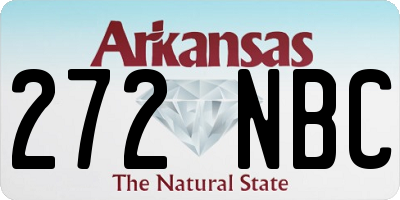 AR license plate 272NBC