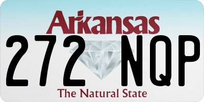 AR license plate 272NQP