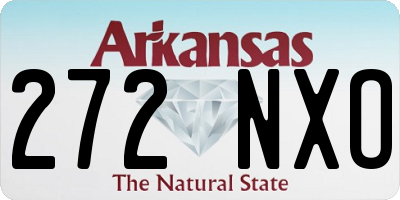 AR license plate 272NXO