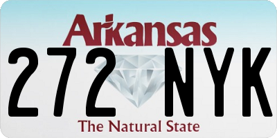 AR license plate 272NYK