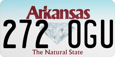 AR license plate 272OGU