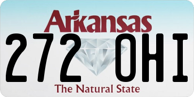 AR license plate 272OHI