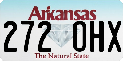 AR license plate 272OHX