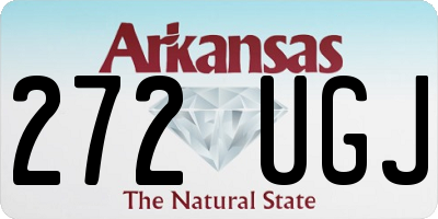 AR license plate 272UGJ