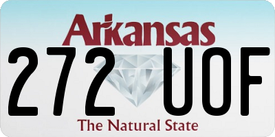 AR license plate 272UOF