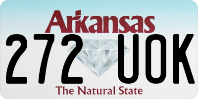 AR license plate 272UOK