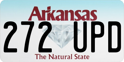 AR license plate 272UPD
