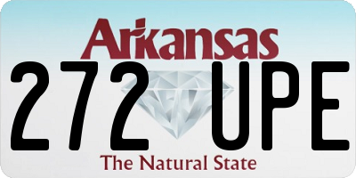 AR license plate 272UPE