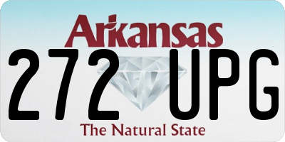 AR license plate 272UPG