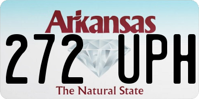 AR license plate 272UPH
