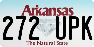 AR license plate 272UPK