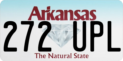 AR license plate 272UPL