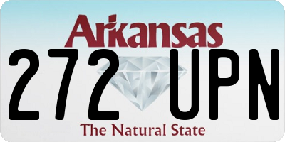 AR license plate 272UPN