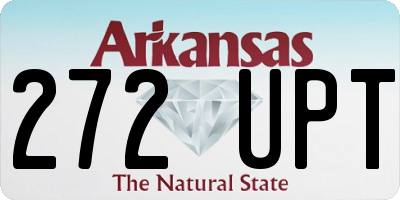 AR license plate 272UPT