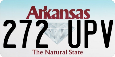 AR license plate 272UPV