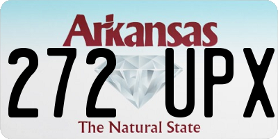 AR license plate 272UPX