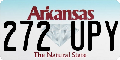 AR license plate 272UPY