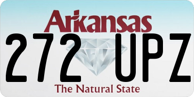 AR license plate 272UPZ