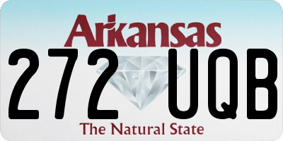 AR license plate 272UQB