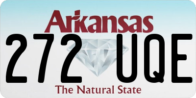 AR license plate 272UQE