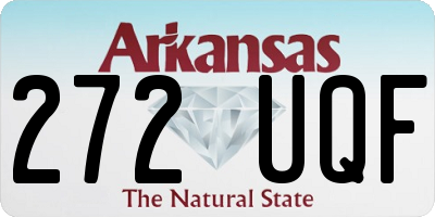 AR license plate 272UQF
