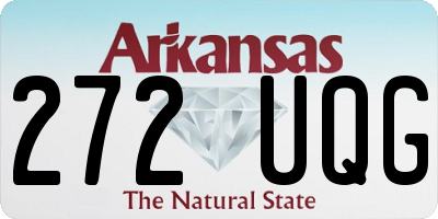 AR license plate 272UQG