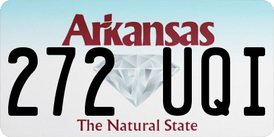 AR license plate 272UQI